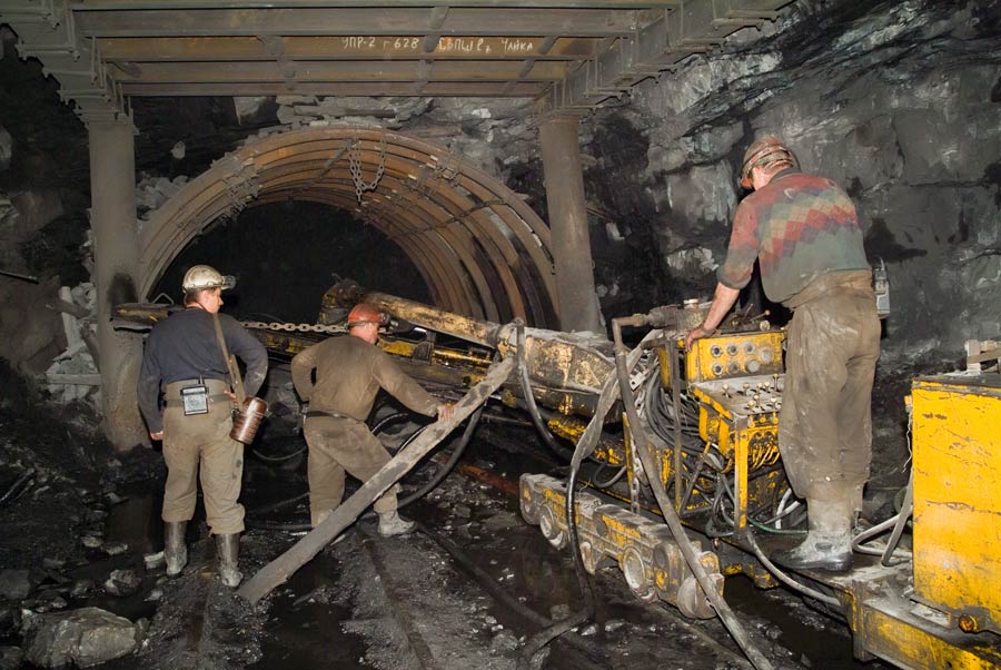 Dehydrated Mining Workers